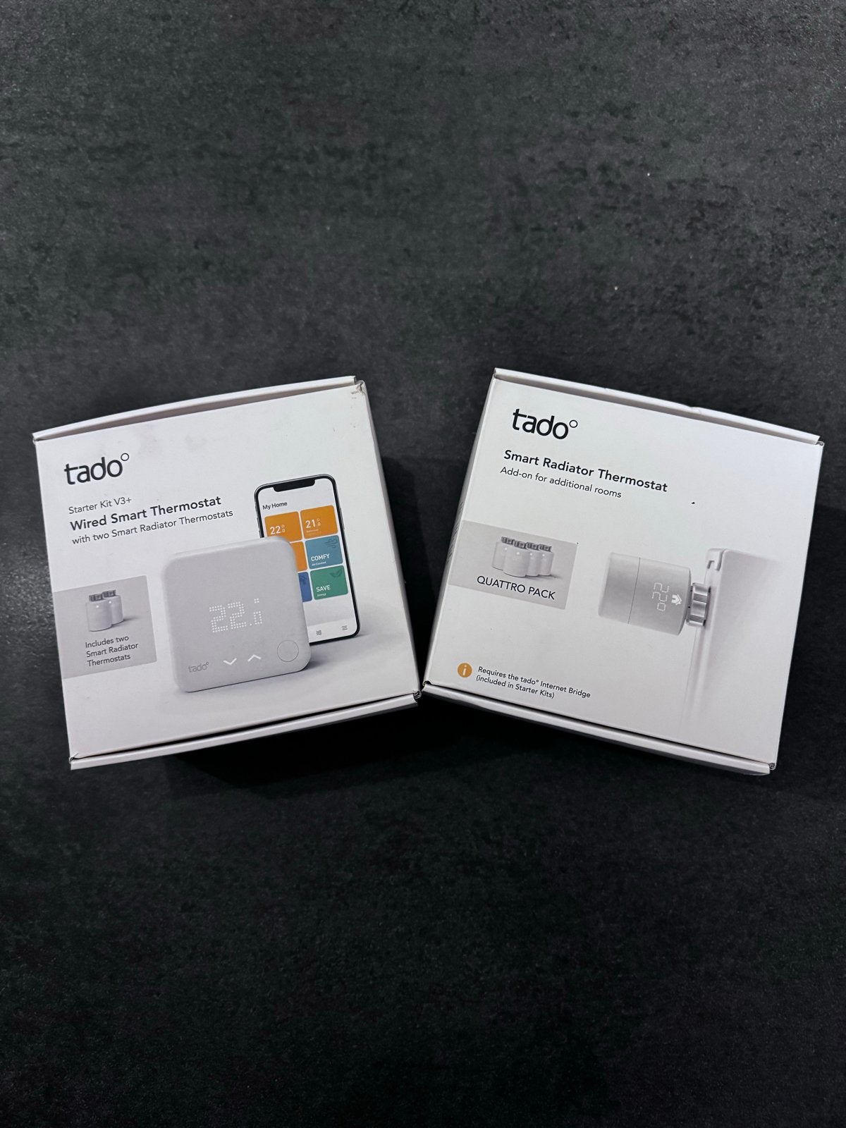 Tado V3+ set met 6 slimme radiatorknoppen (ongebruikt!), Doe-het-zelf en Verbouw, Ophalen of Verzenden, Slimme thermostaat, Nieuw