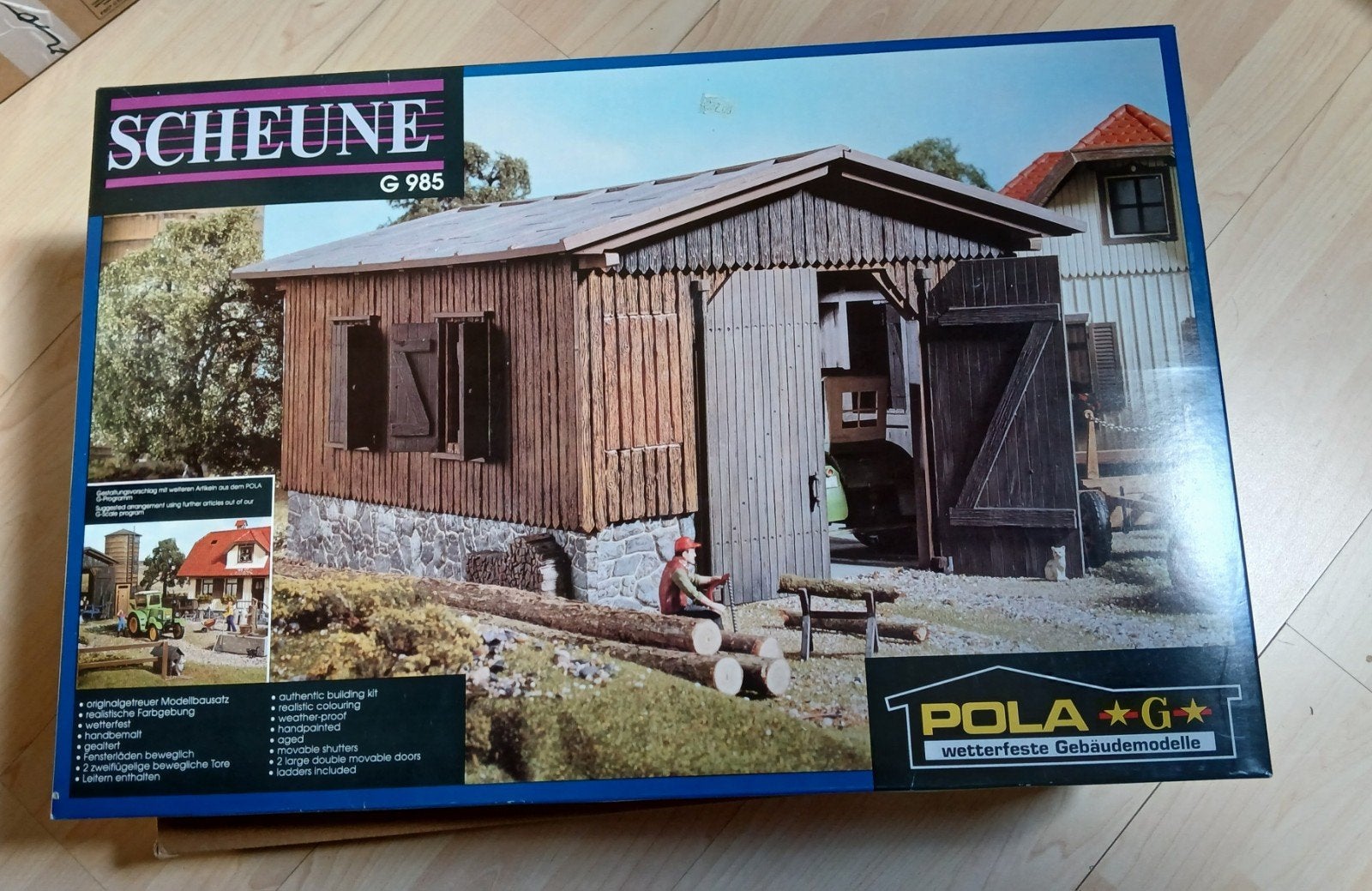 LGB Pola Lokschuppen  nr 985 - Nieuw, Hobby en Vrije tijd, Gelijkstroom of Wisselstroom, Brug, Tunnel of Gebouw, Nieuw, Ophalen of Verzenden