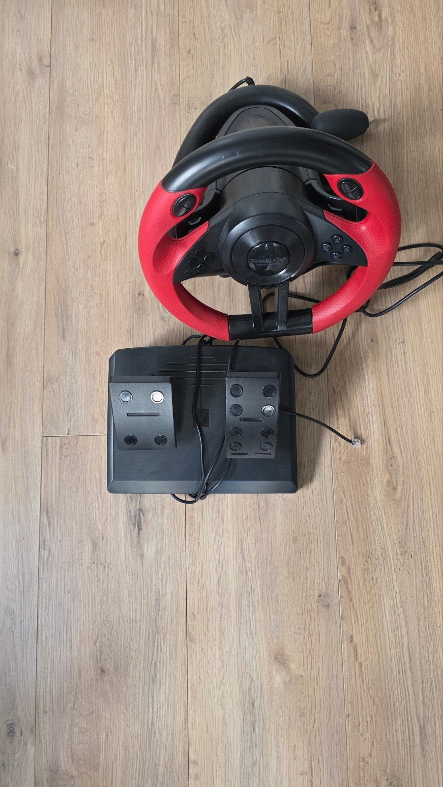 Trailblazer racestuur plus pedalen, Speedlink, Racestuur, Force feedback, Ophalen of Verzenden