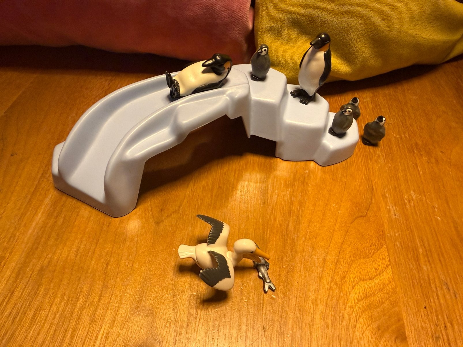 Playmobil pelikaan en pinguïns die glijen!, Ophalen, Losse onderdelen, Zo goed als nieuw, Figuren