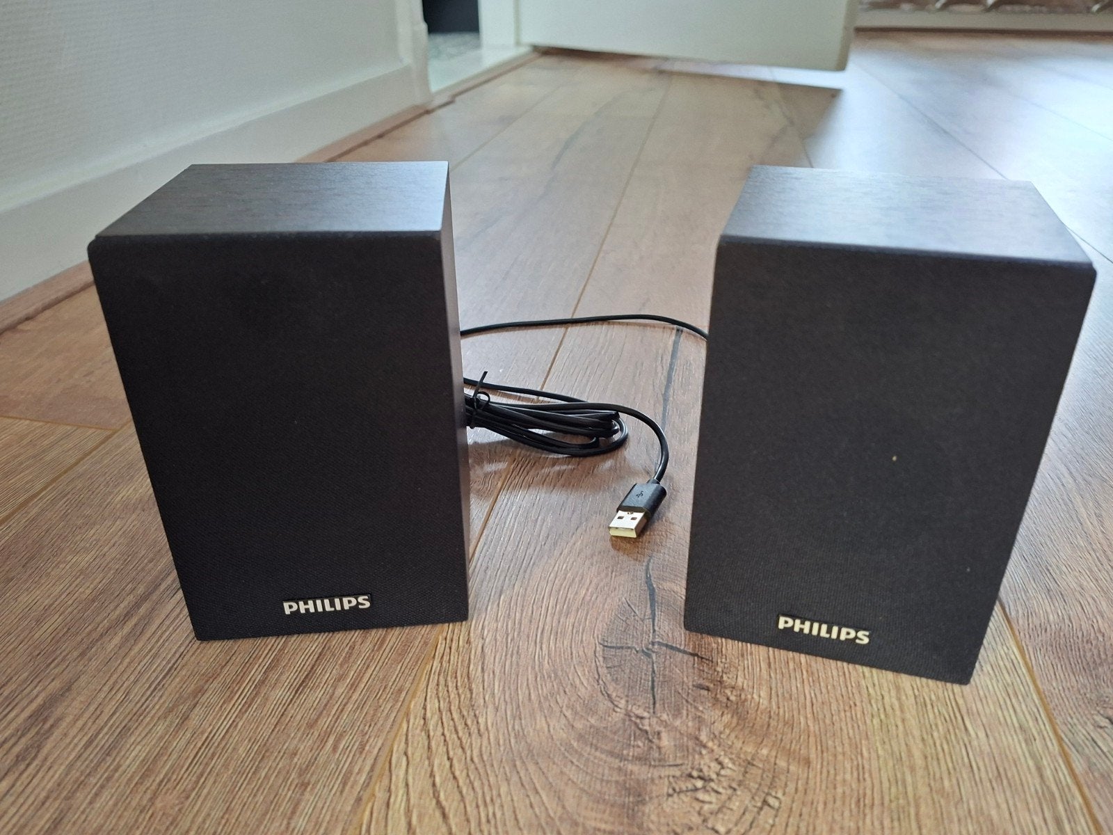 Philips USB PC Speakers - Mooie Bas en Geluid, Stereo speakers, Philips, Gebruikt, Ophalen of Verzenden