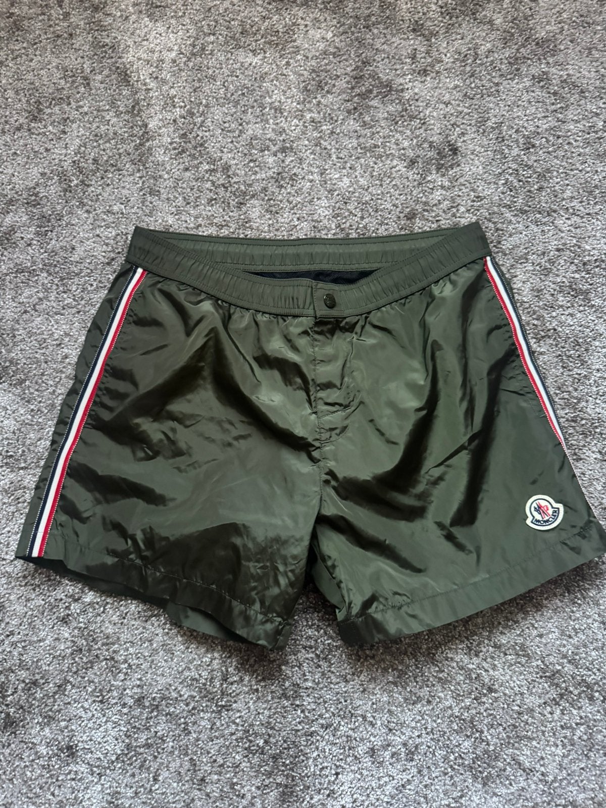 Nieuwe Moncler zwembroek maat M, Kleding | Heren, Ophalen of Verzenden, Maat 48/50 (M), Groen, Zwemshort