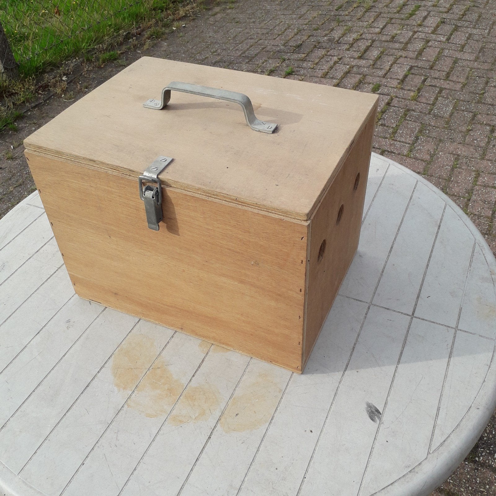 Transportkist konijnen enz, Ophalen