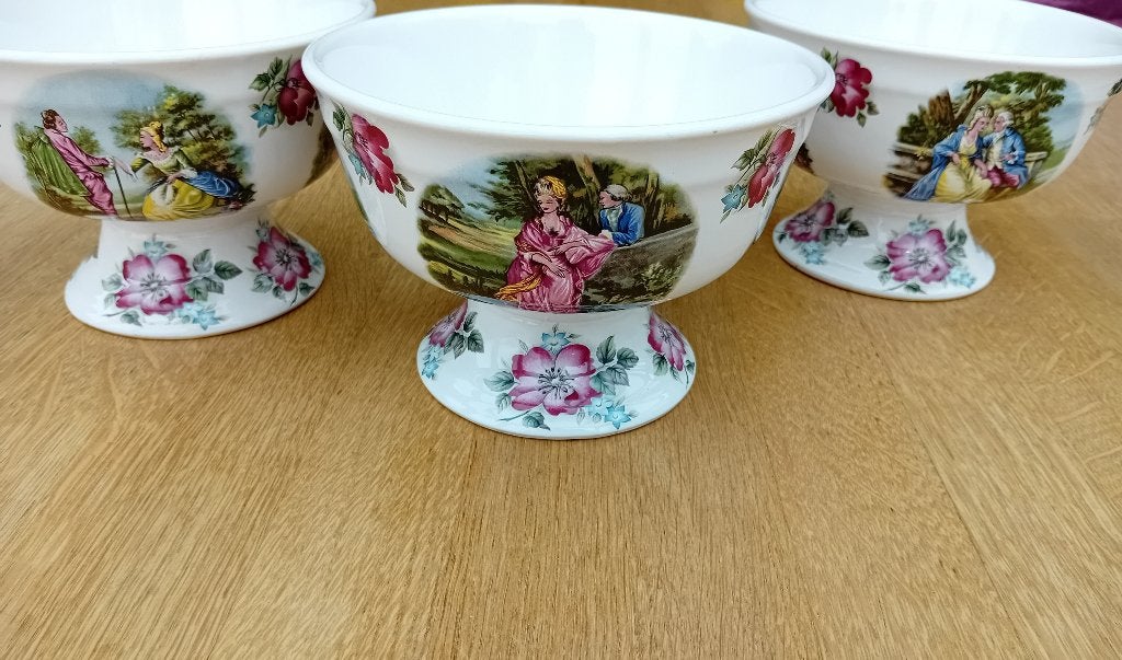 Decoratieschaal Vintage Royal SCHWABAP uit Enter, Ophalen, Porselein of Keramiek, Schaal, Rond