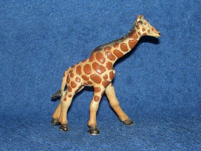 Schleich 14094 giraffe jong, dierfiguur, Ophalen of Verzenden, Gebruikt, Overige soorten, Beeldje of Figuurtje