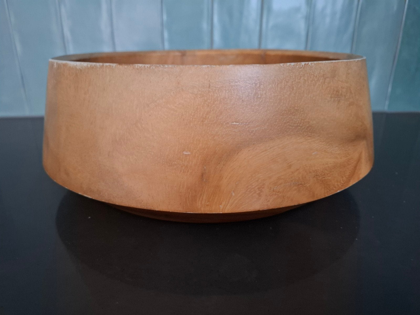 Houten schaal - Vintage, Gebruikt, Schaal, Rond, Ophalen of Verzenden