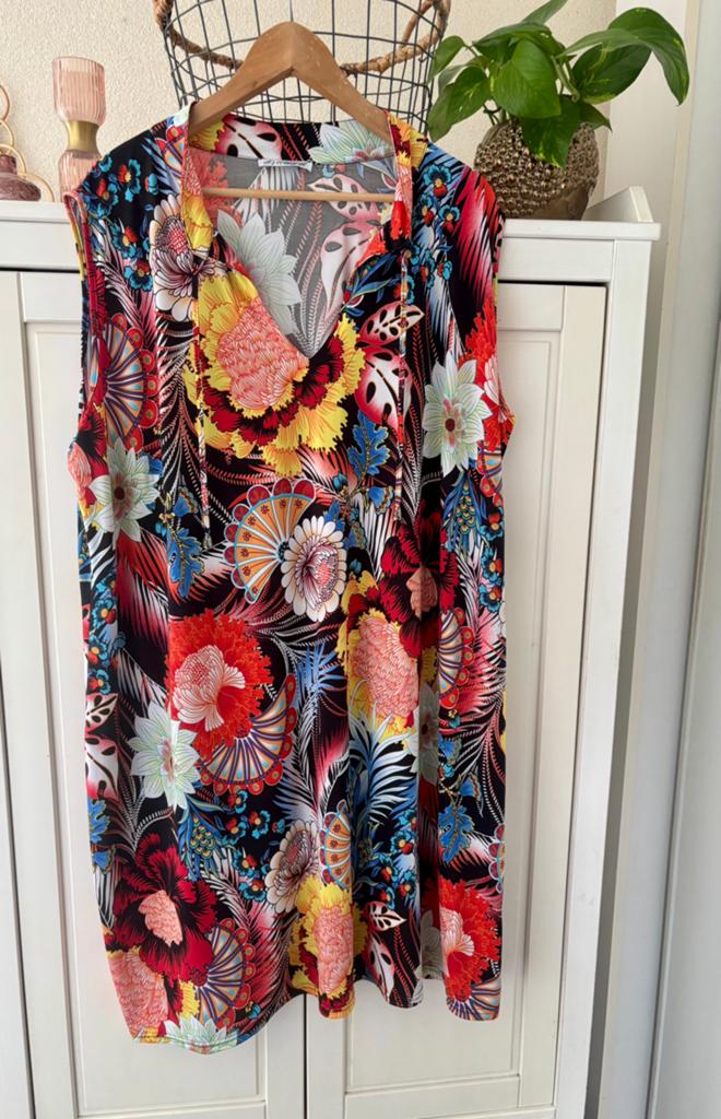 Magna tuniek/jurk maat 56/58, Ophalen of Verzenden, Zo goed als nieuw, Zwart, Blouse of Tuniek
