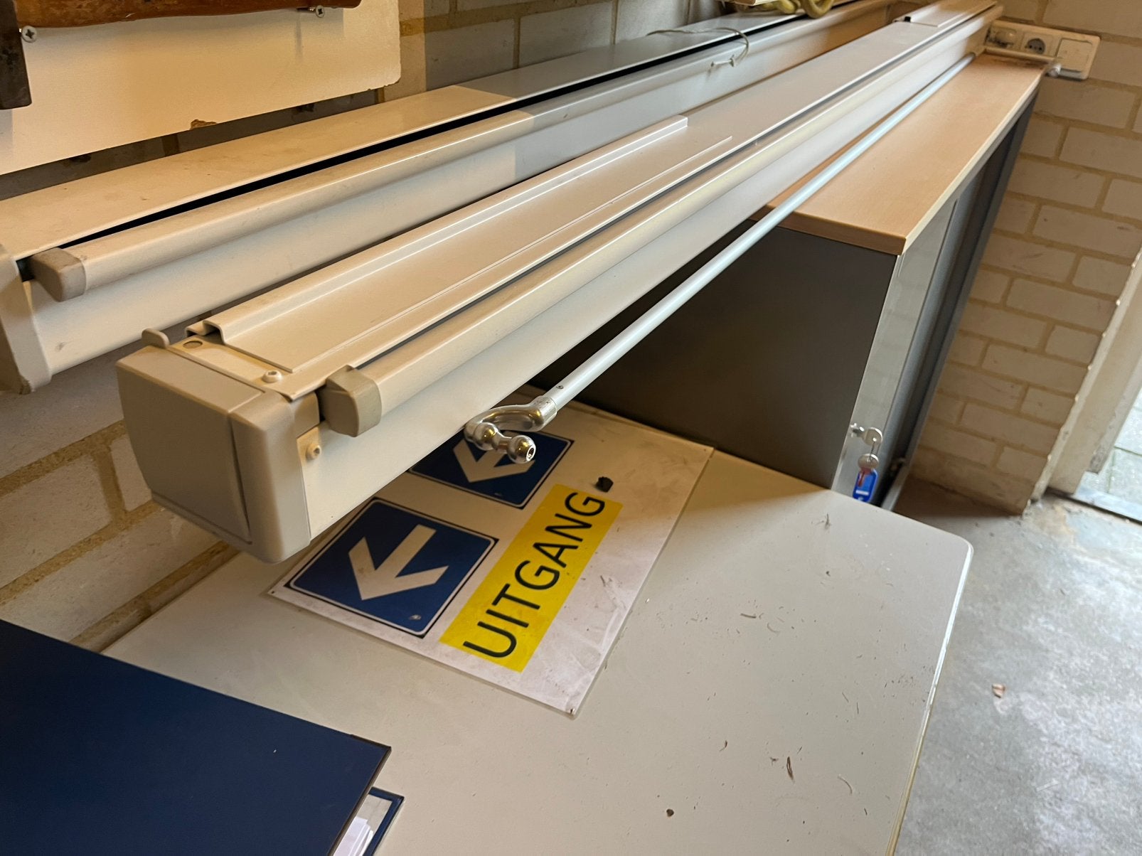 Beamers scherm projecta, Ophalen, Gebruikt