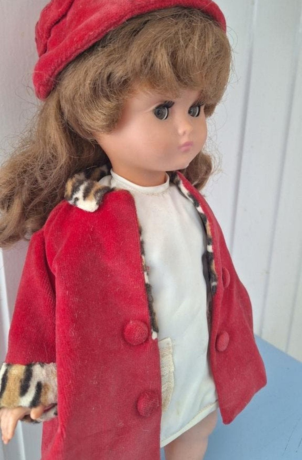 Jaren '60 Bella Loop Pop met originele kleertjes, Verzamelen, Ophalen of Verzenden, Gebruikt, Pop