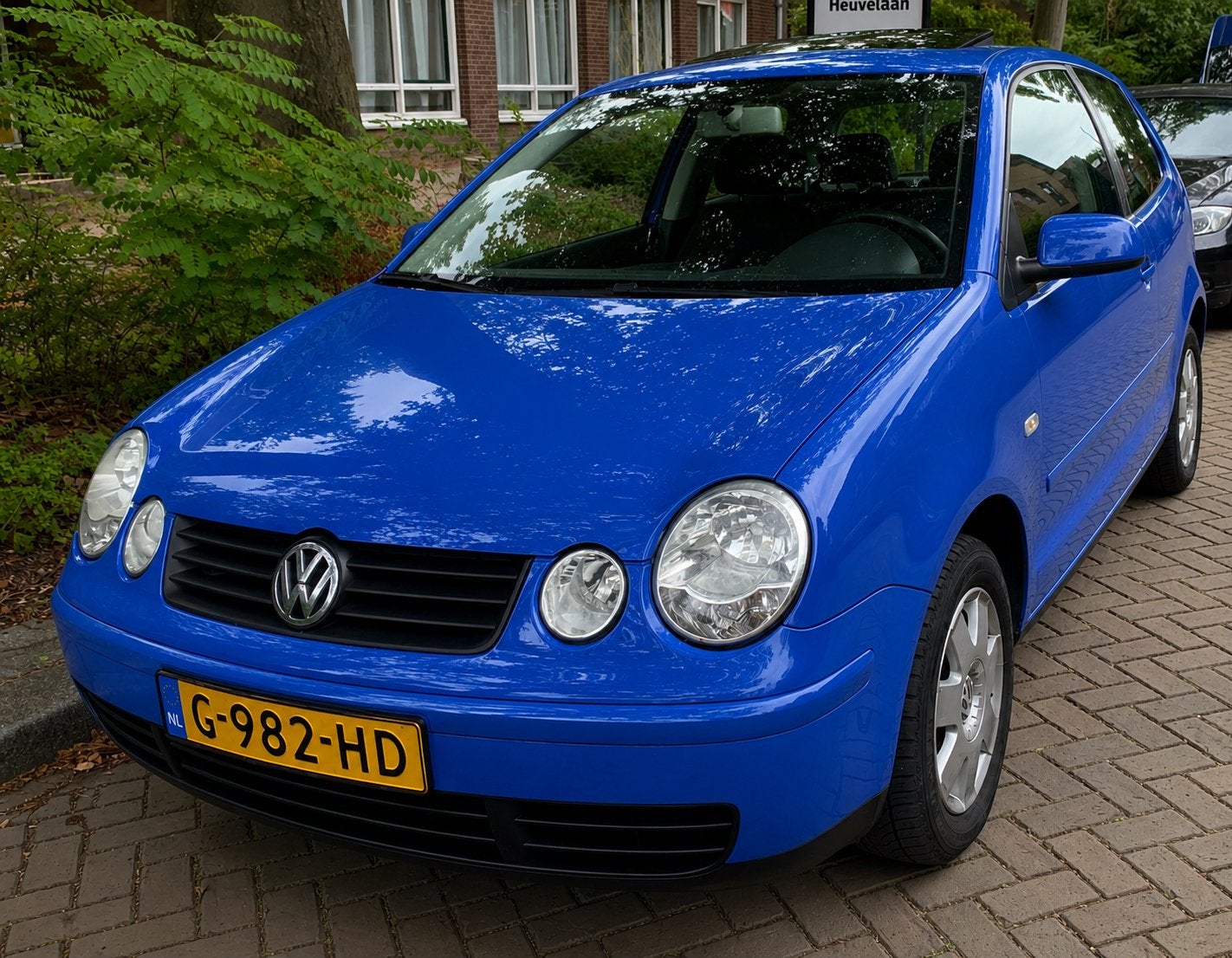 Volkswagen Polo 1.2 12V Comfortline ✅ NWE APK, Blauw, 1198 cc, Handgeschakeld, Grijs