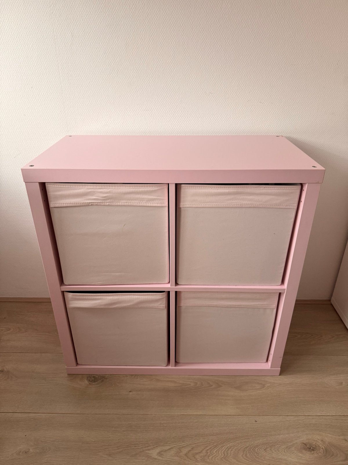 IKEA Kallax vakkenkast - Lichtroze (4 vakken), Ophalen, Gebruikt, 50 tot 100 cm, Minder dan 100 cm