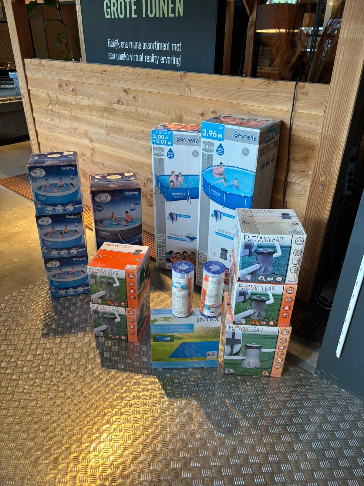 Alles in een verkoop, Ophalen, Nieuw