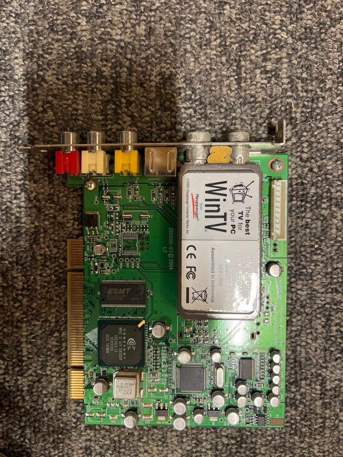 Hauppauge WinTV PVR-150 PCI TV-tuner/capturekaart, Computers en Software, Ophalen of Verzenden, Gebruikt, PCI