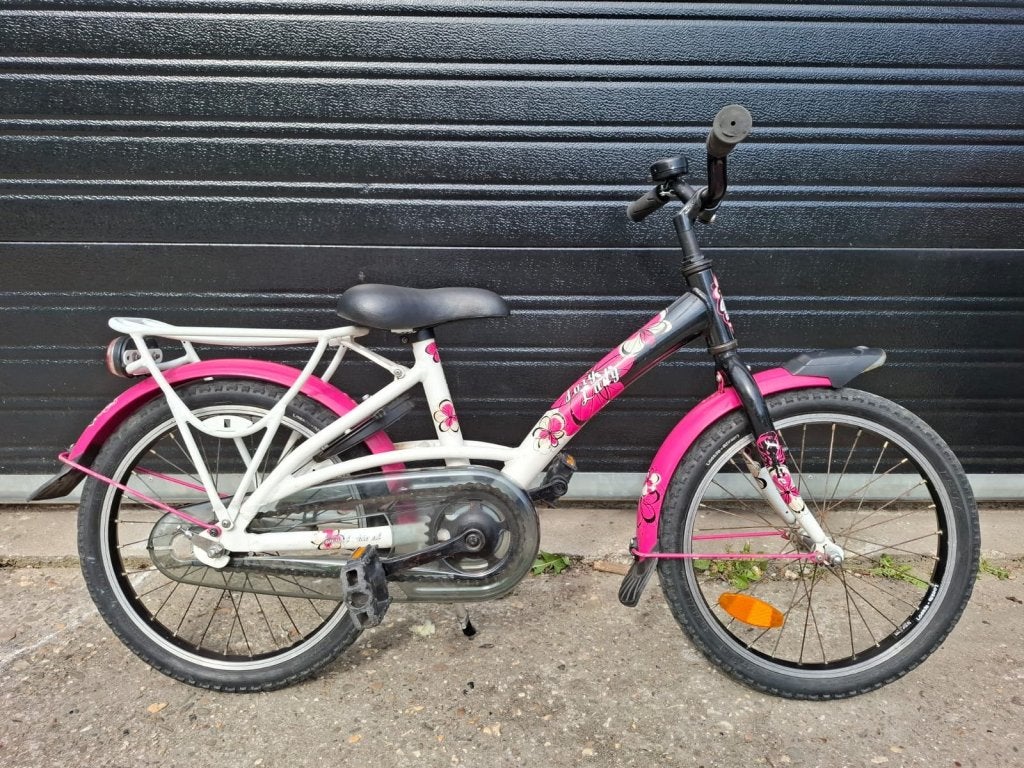 18 inch Loekie Foxy meisjesfiets, Terugtraprem, 16 tot 20 inch, Loekie, Niet ingevuld