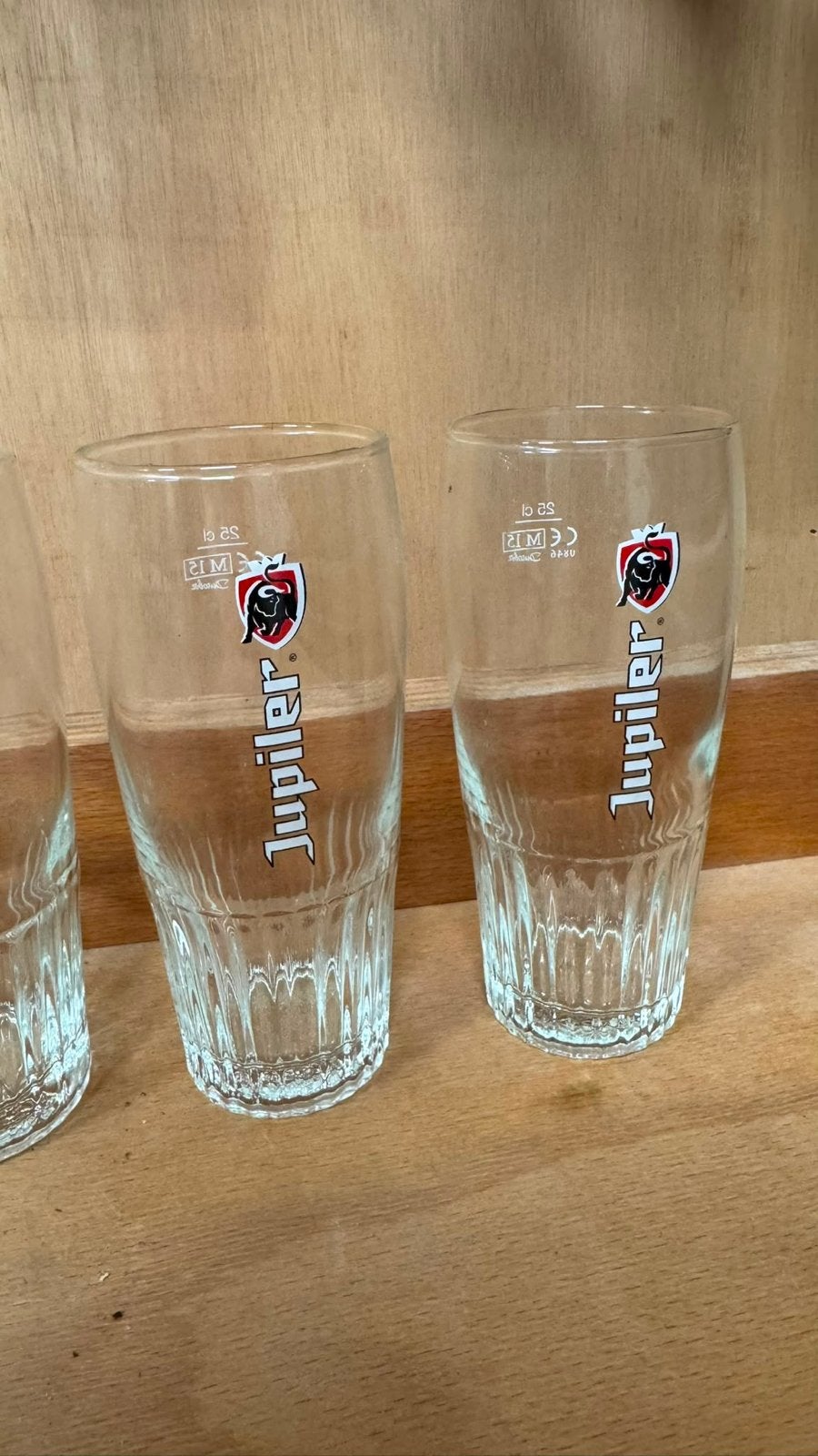 Jupiler bierglas 25cl, Ophalen, Nieuw, Overige merken, Glas
