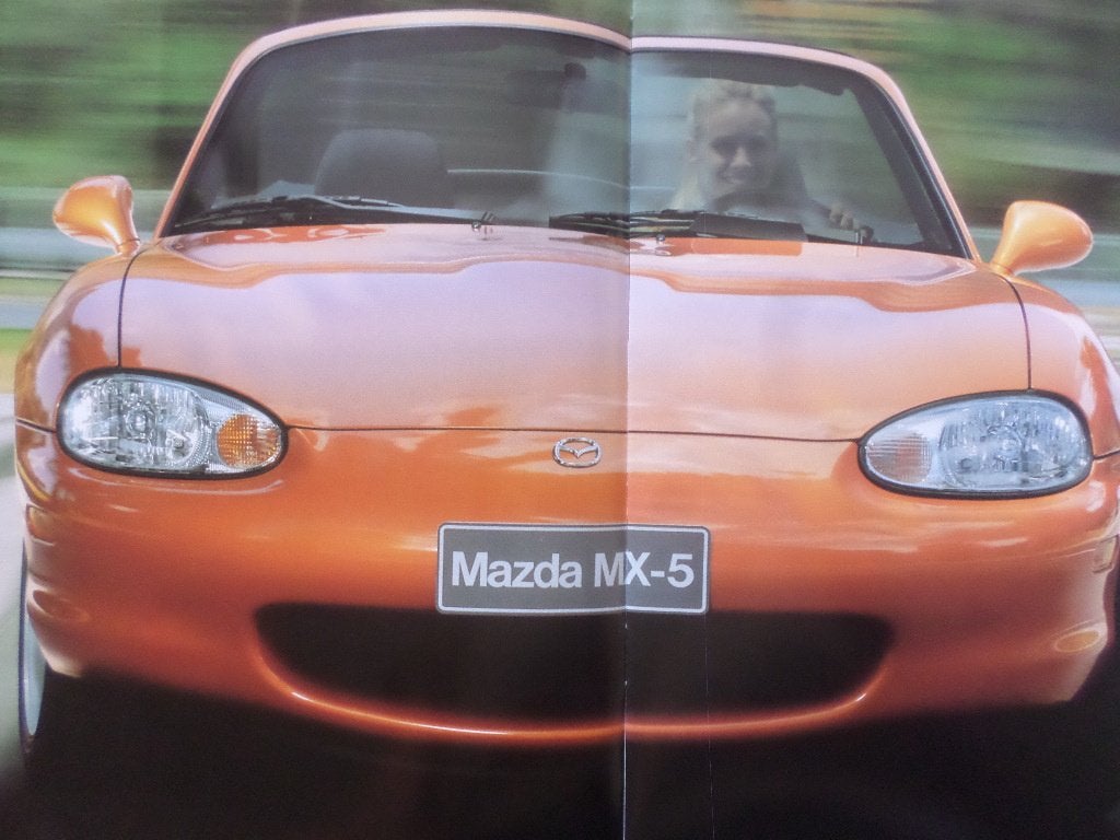 Mazda MX-5 NB Brochure, Boeken, Ophalen of Verzenden, Zo goed als nieuw, Mazda
