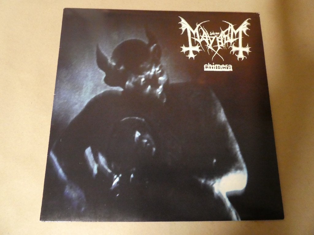 Mayhem – Chimera (2004) blauw splatter, LP, Ophalen of Verzenden, Zo goed als nieuw, 12 inch