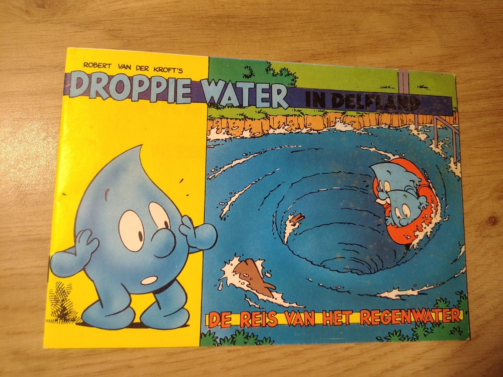 Droppie Water in Delfland De reis van het regenwater, Eén stripboek, Ophalen of Verzenden, Zo goed als nieuw