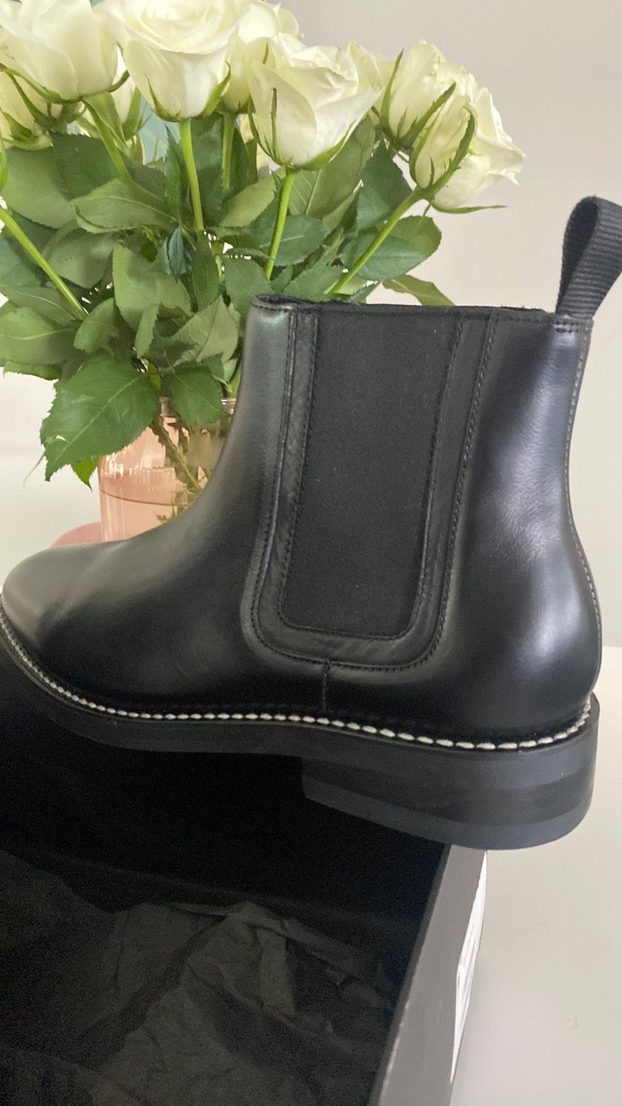 Nieuw!!! Leren instappers mt. 44 Thursday Boots black, Ophalen of Verzenden, Zo goed als nieuw, Zwart, Boots