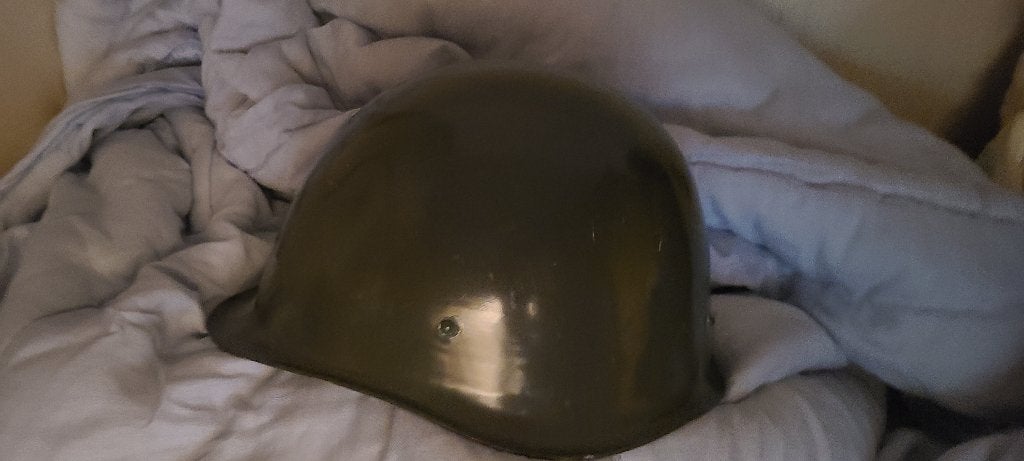 Staalhelm Hongarije M70 helm SSh-40, Verzamelen, Militaria | Tweede Wereldoorlog, Ophalen of Verzenden, Landmacht, Nederland, Helm of Baret