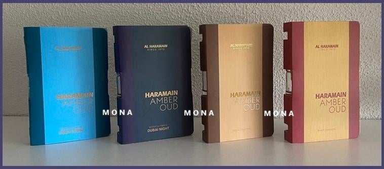 #1 Al Haramain set 4 niche parfum samples proefjes testers, Verzenden, Nieuw