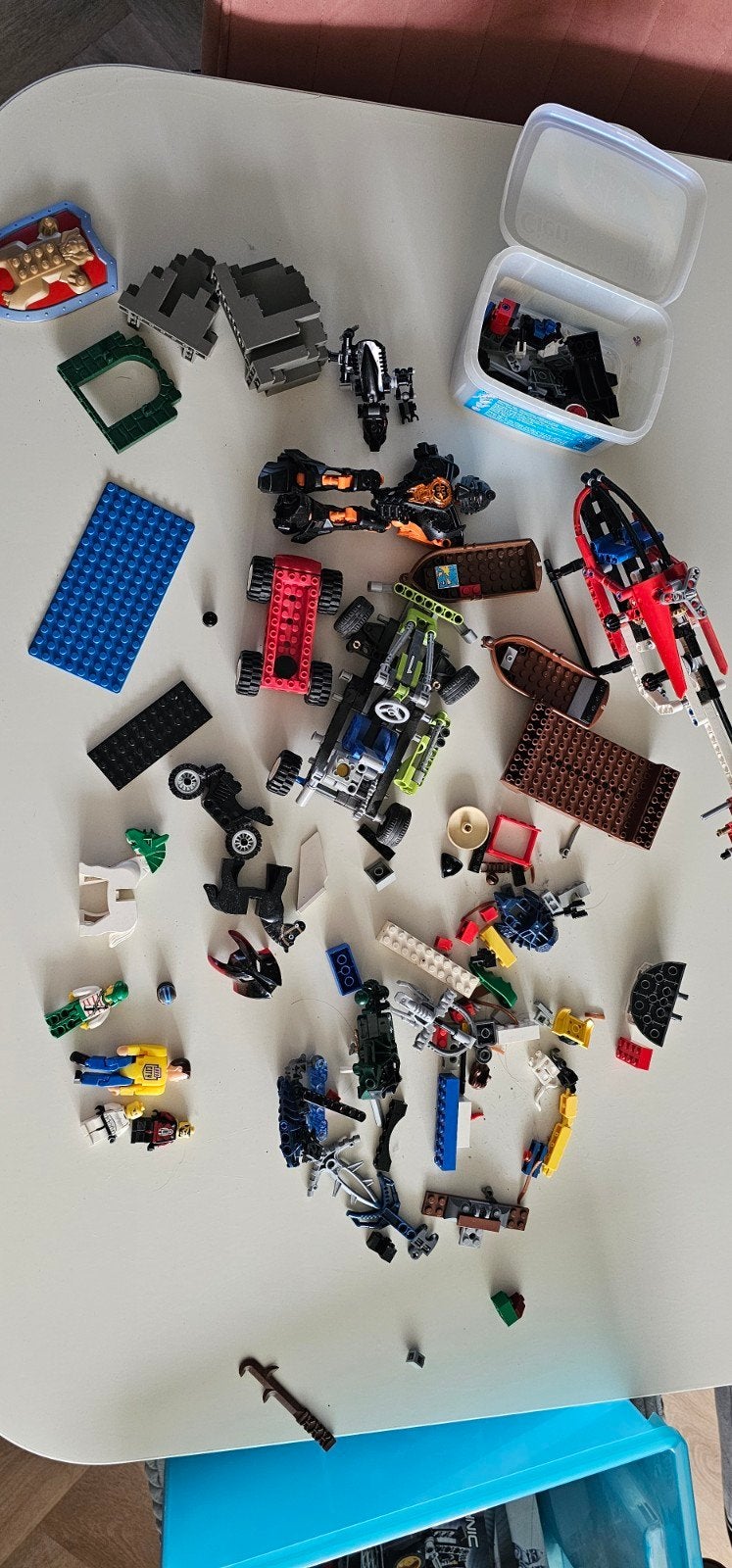 Diverse Lego onderdelen en figuren, Gebruikt, Lego, Ophalen of Verzenden, Losse stenen