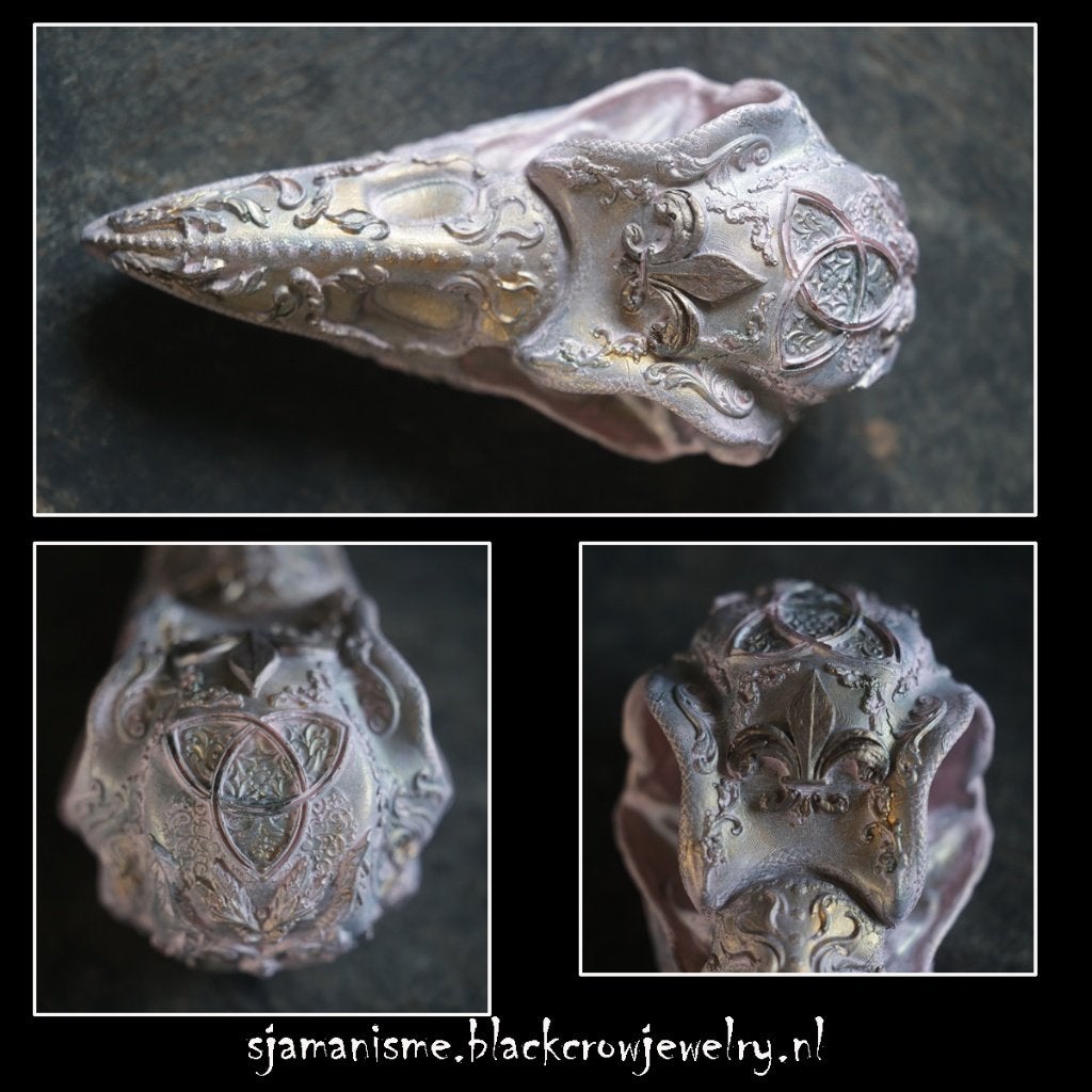 Pentagram of Gothic Crow Skull, Verzamelen, Ophalen of Verzenden, Nieuw, Overige typen