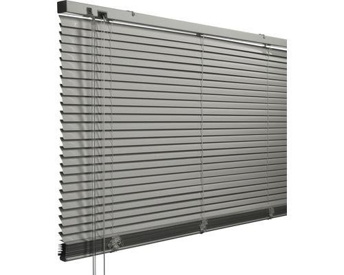SOLUNA Aluminium jaloezie 25 mm grijs 140x240 cm, Ophalen, Zo goed als nieuw, Grijs
