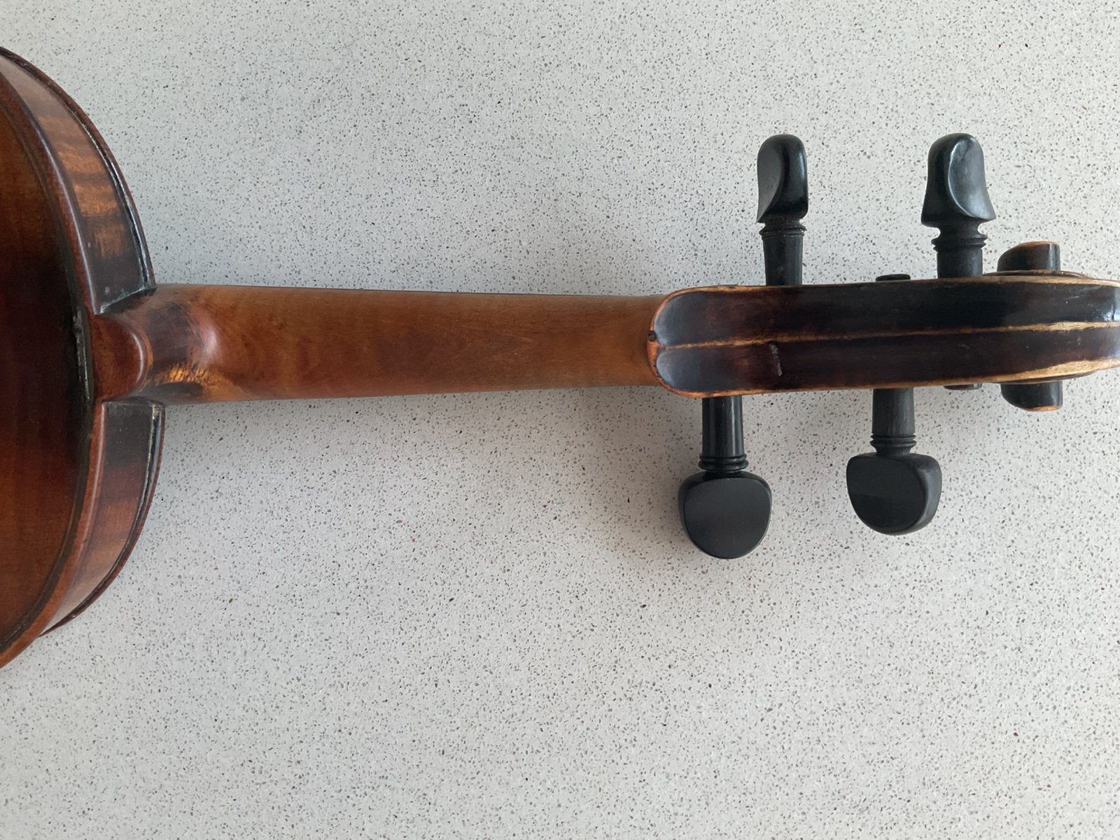 Mooie oude Hongaarse viool van ANTAL  BRAUN  1914 met stok, Muziek en Instrumenten, Gebruikt, Viool, Ophalen of Verzenden, 4/4-viool