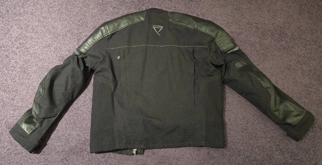 Stoere DiFi motor jack zwart met protectie. Leather-look., Motoren, Ophalen, Jas | textiel, Dames, Difi