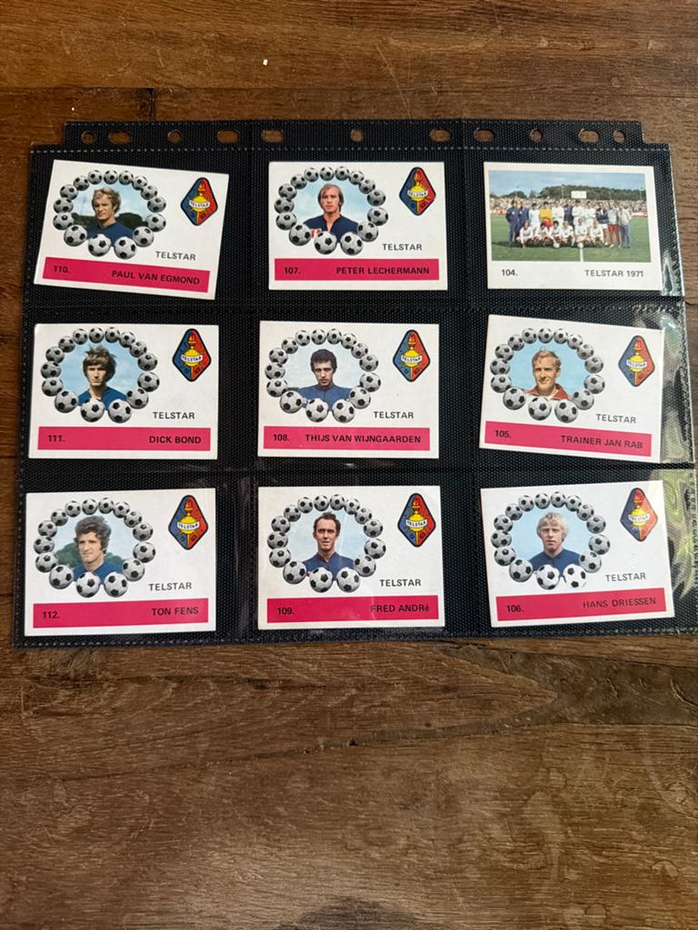 Telstar Voetbalplaatjes 1971 - Monty Gum, Verzamelen, Ophalen of Verzenden, Gebruikt, Overige binnenlandse clubs, Poster, Plaatje of Sticker