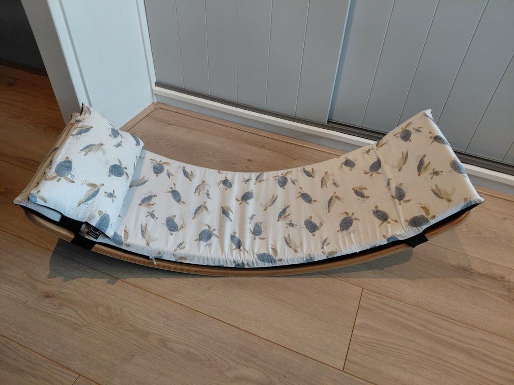 Wobbel met handgemaakt matras en kussen (schildpadden), Ophalen, Gebruikt, Overige typen