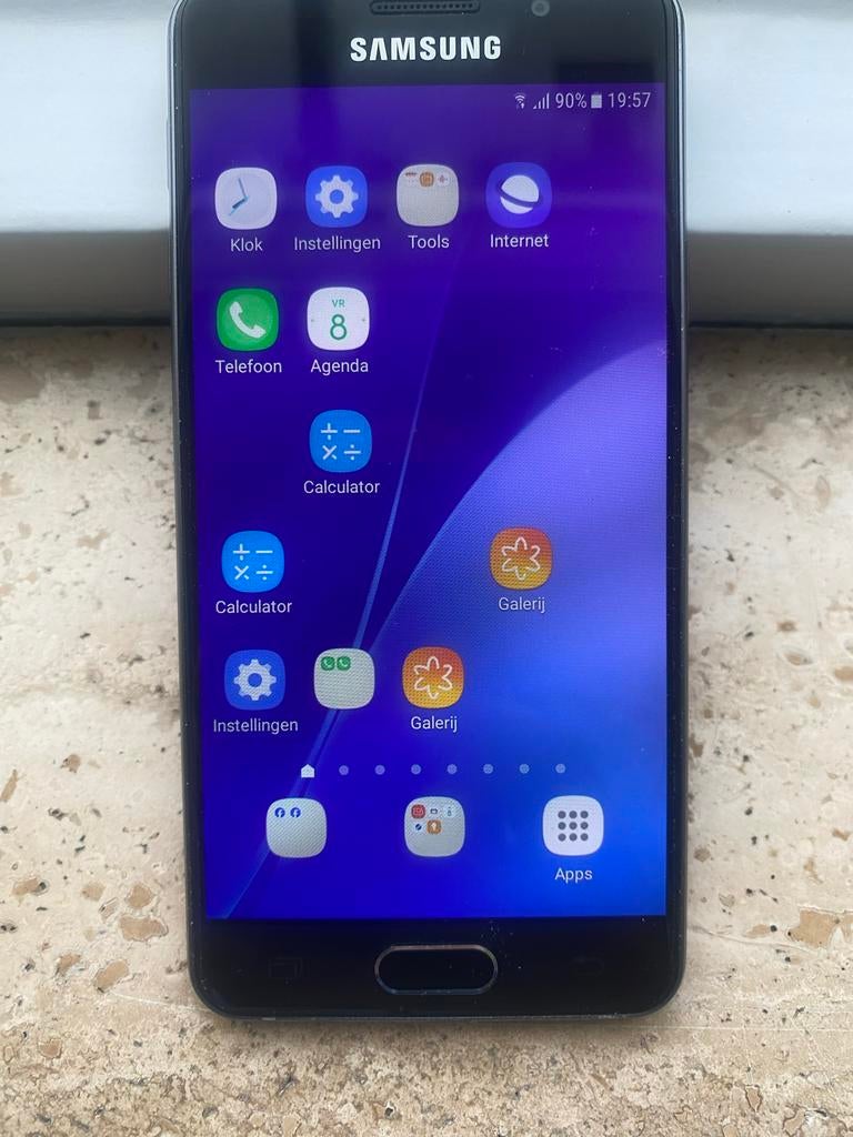 Samsung Galaxy A3 (2016) - Zwart - Goede staat, Telecommunicatie, Mobiele telefoons | Samsung, Zwart, Touchscreen, Ophalen of Verzenden