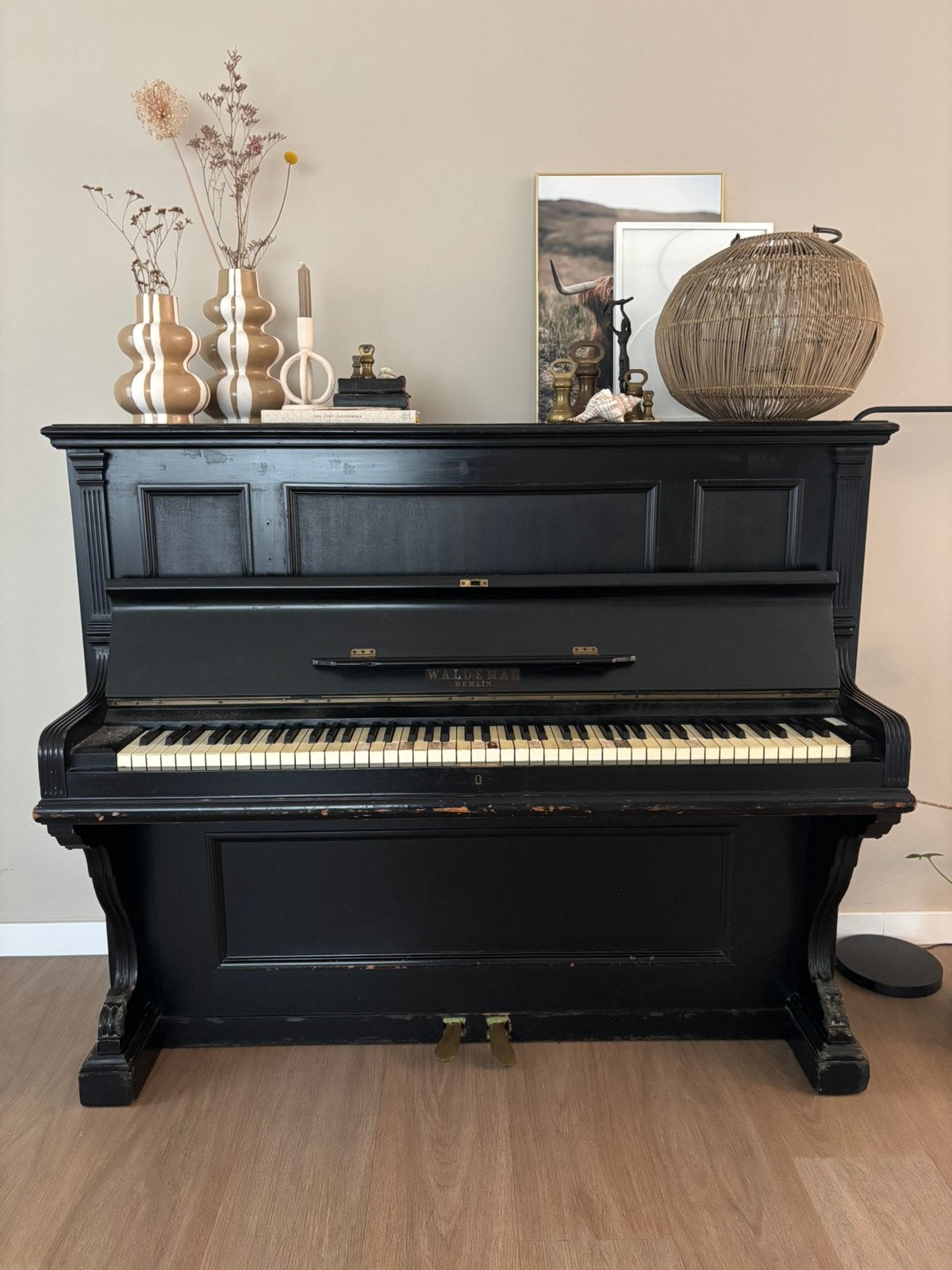 Piano, Ophalen, Gebruikt, Zwart, Piano