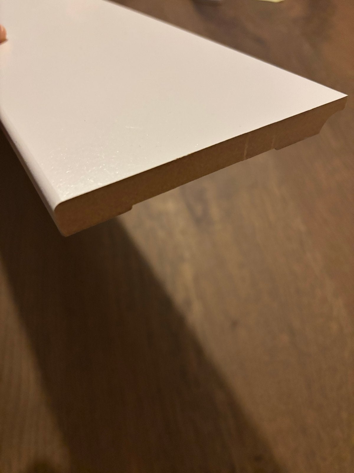 Plinten wit gelakt 12cm hoog, 6 stuks van 240cm, Ophalen, Nieuw, Mdf, 200 tot 250 cm