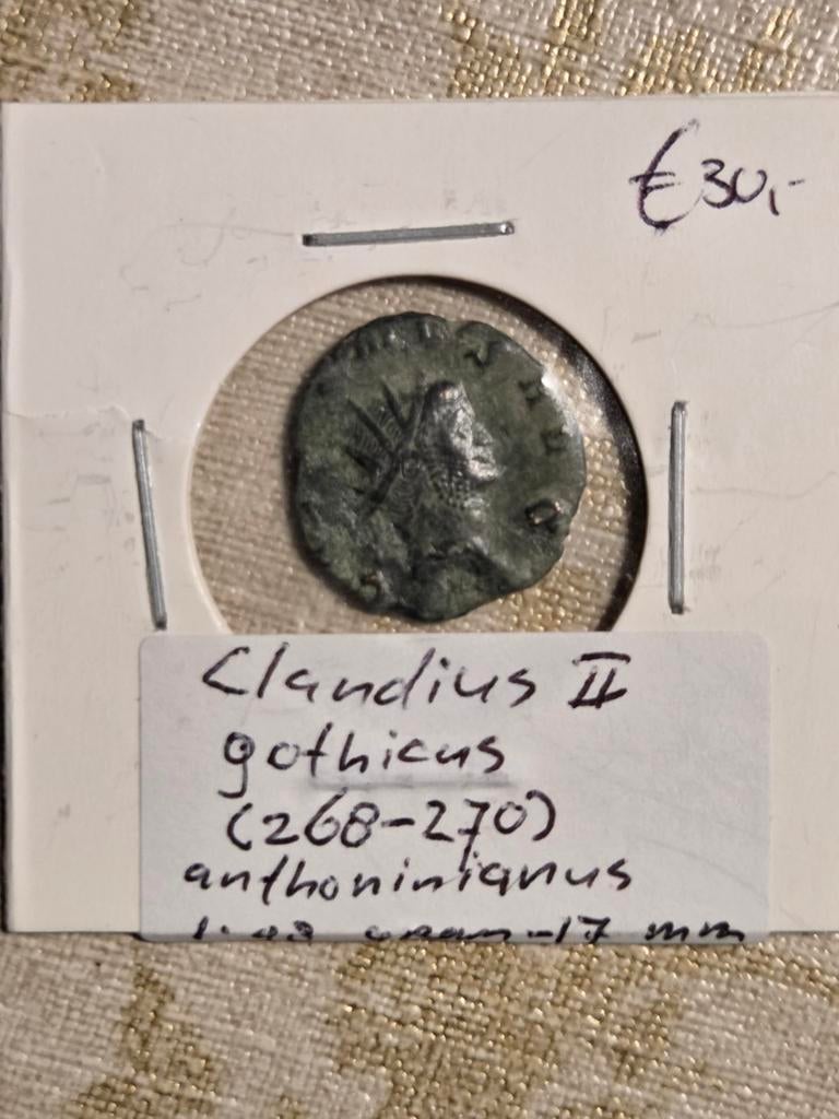 Claudius II Gothicus Antoninianus (268-270), Ophalen of Verzenden, Overige landen, Losse munt