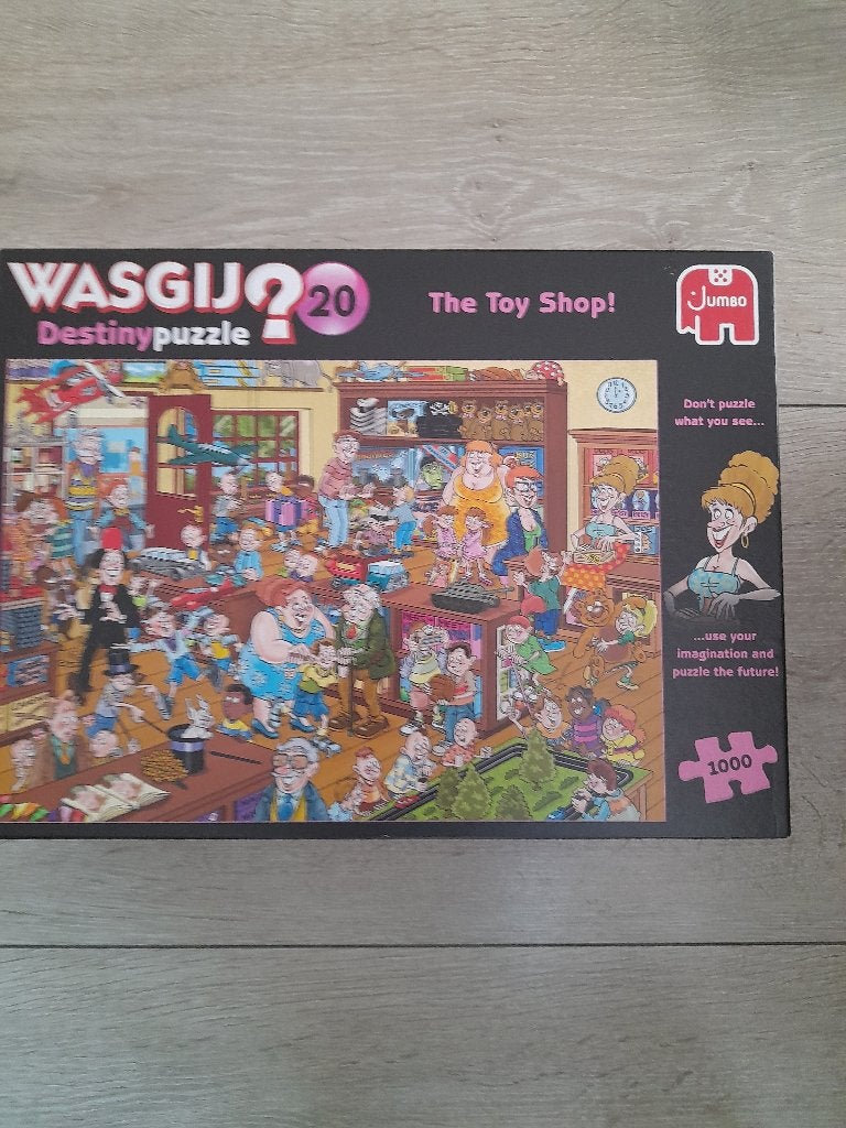 WASGIJ PUZZEL, Ophalen of Verzenden, 500 t/m 1500 stukjes, Zo goed als nieuw, Legpuzzel