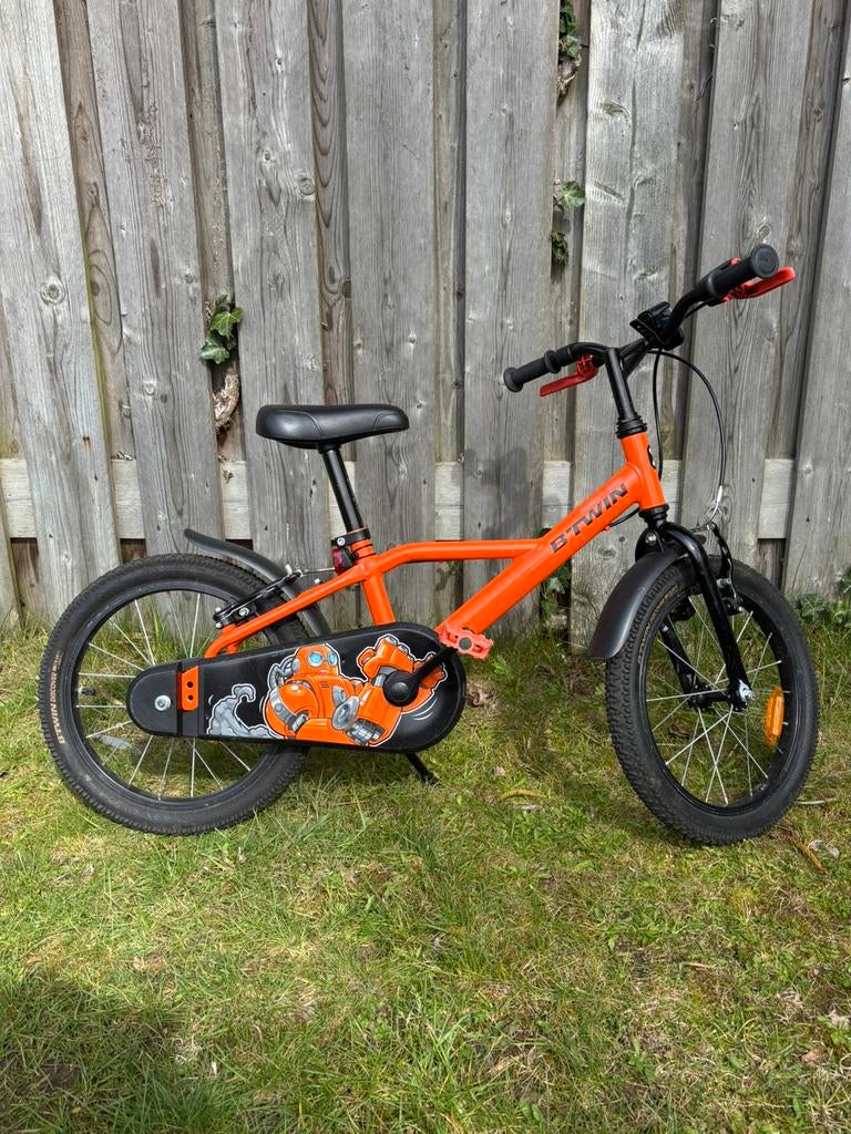 Kinderfiets 16 inch mooie staat, Ophalen, Zo goed als nieuw, Staal, 16 tot 20 inch