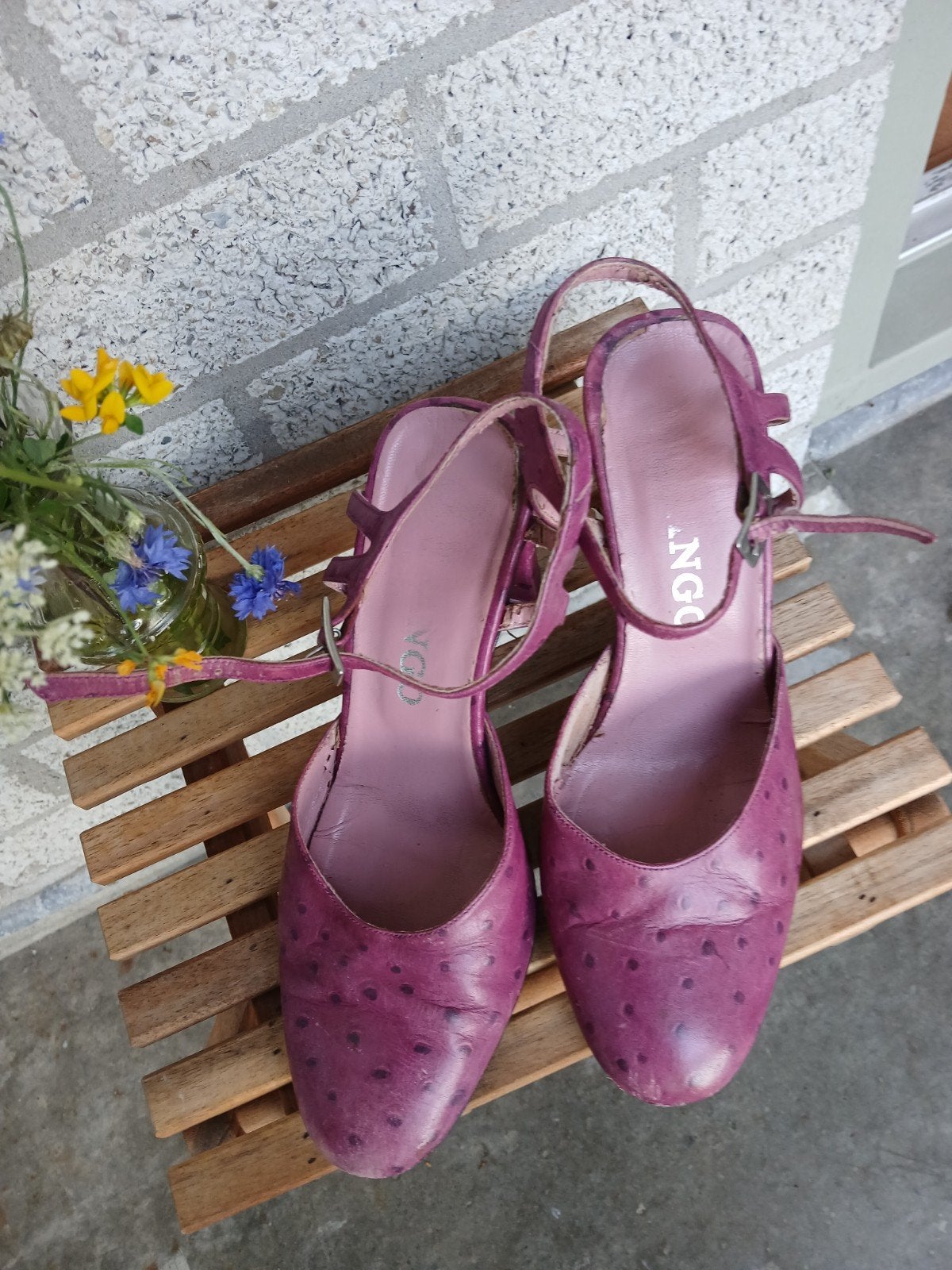 Vintage schoenen Mango maat 37, Kleding | Dames, Schoenen, Ophalen of Verzenden, Schoenen met hoge hakken, Gedragen, Overige kleuren