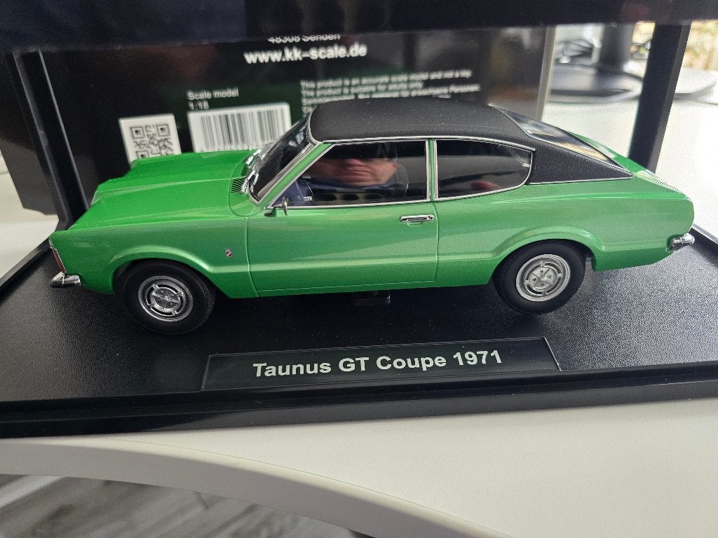 Ford Taunus GT coupe 1971 1/18, Ophalen of Verzenden, Nieuw, Auto, Overige merken