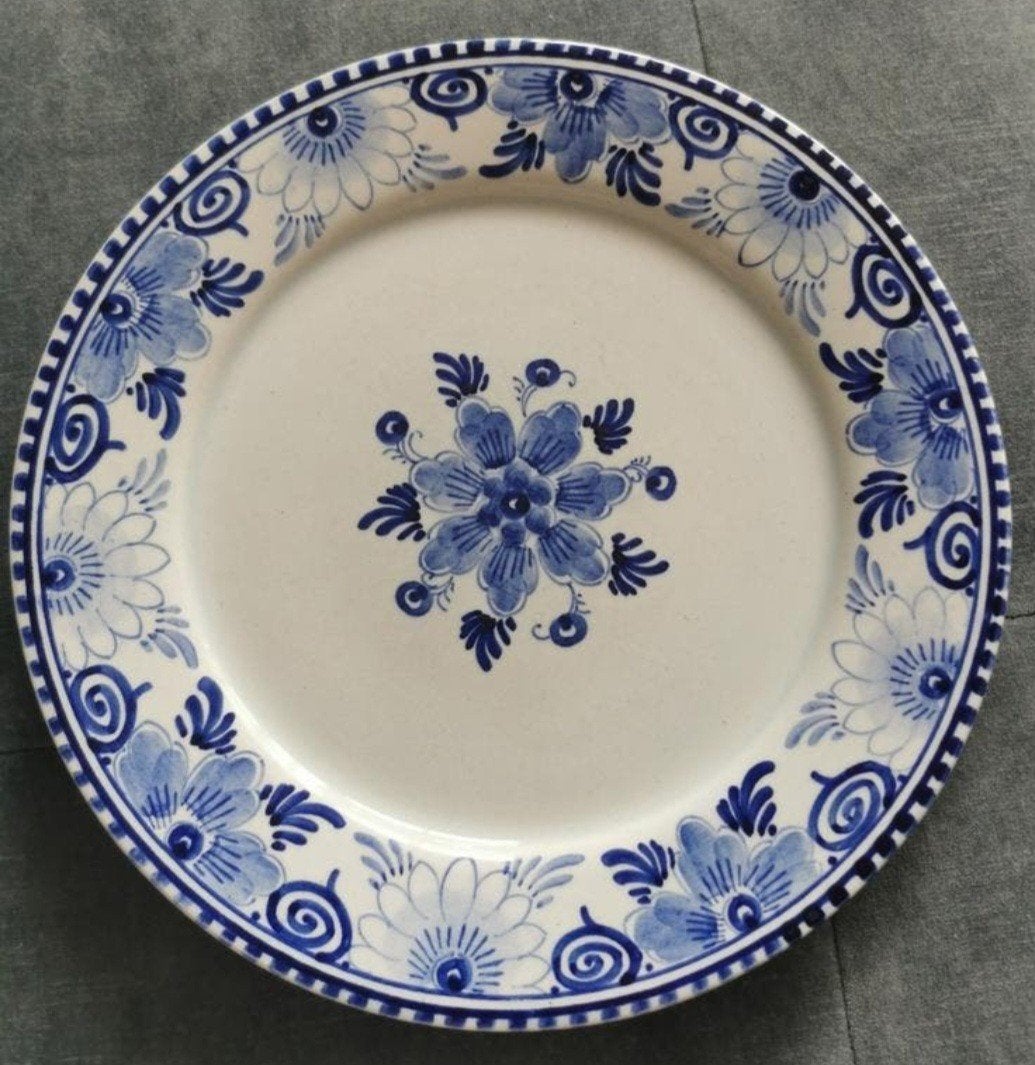 Delftsblauw bord, Ophalen of Verzenden