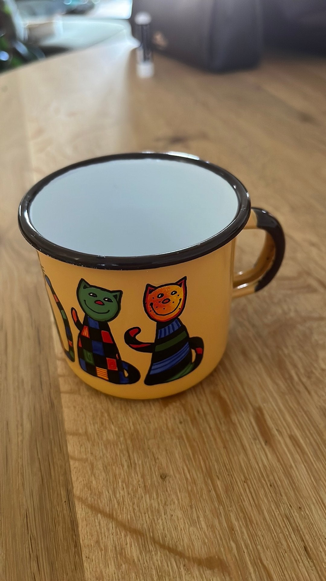 Super leuke emaille bekers merk Smaltum, Antiek en Kunst, Ophalen of Verzenden