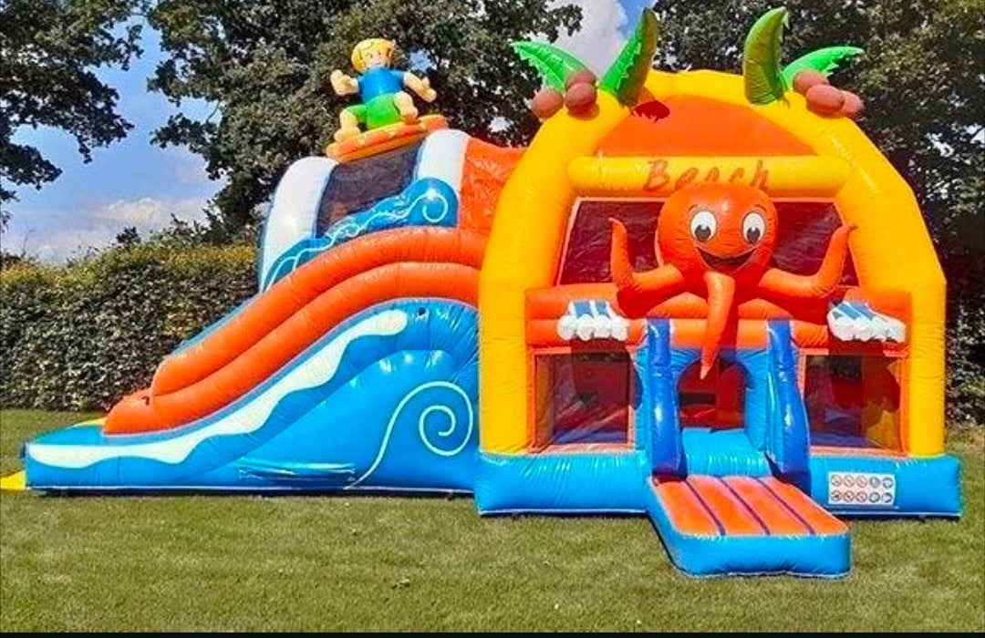 Multiplay Beach te huur met glijbaan!, Ophalen of Verzenden