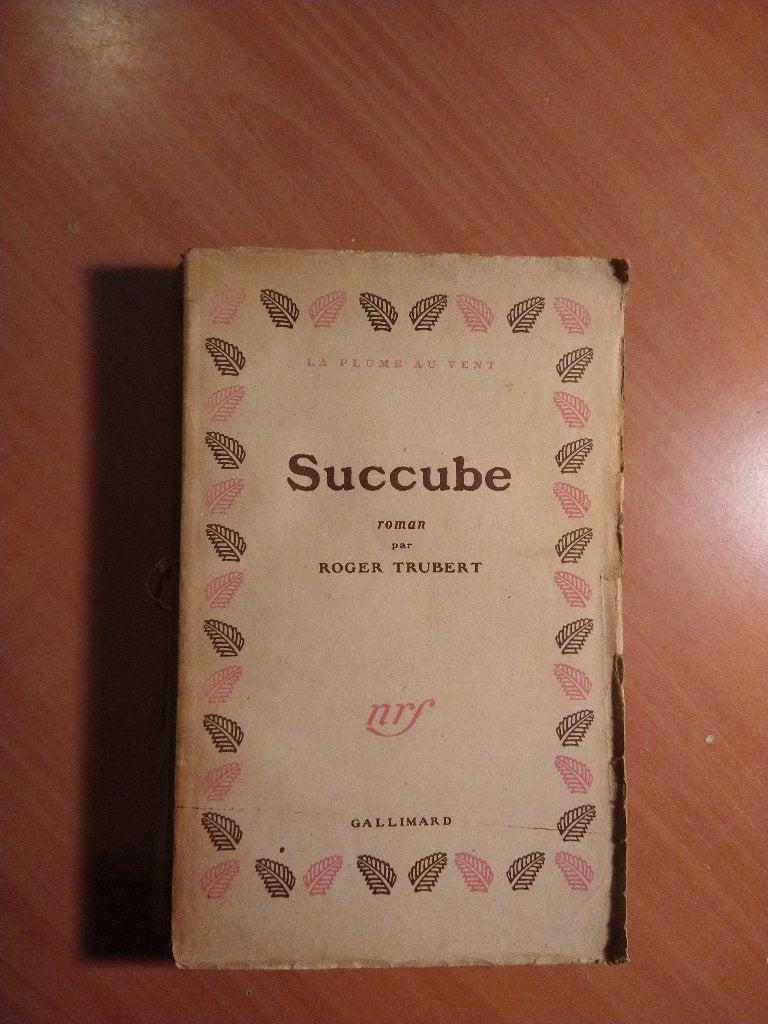 Trubert, Roger. Succube, Boeken, Literatuur, Gelezen, Ophalen of Verzenden