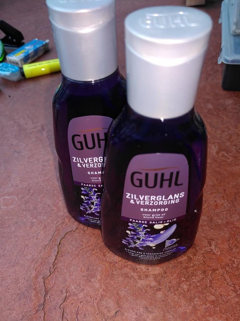 2x Guhl Zilverglans & Verzorging Shampoo voor grijs haar, Ophalen of Verzenden, Nieuw, Shampoo of Conditioner