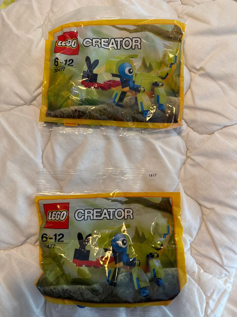 2x LEGO Creator 30477 Korte Draak Polybag Nieuw, Lego, Nieuw, Ophalen of Verzenden, Ongeopend/sealed