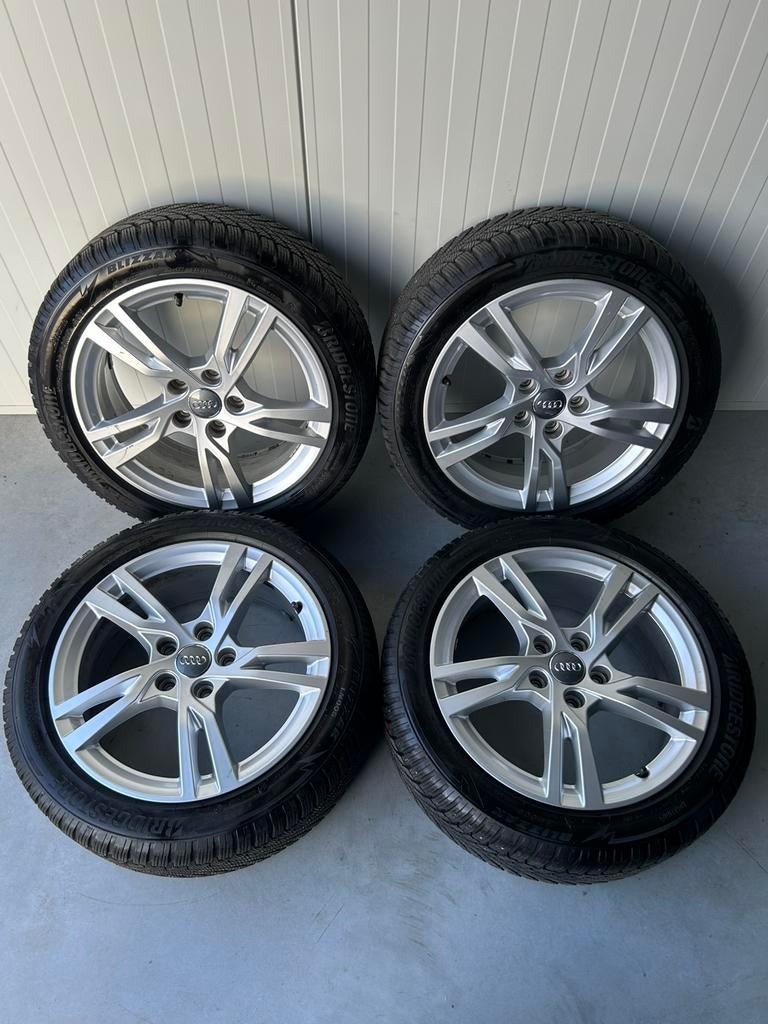 Originele Audi A3 S3 8V 8Y 8P S-Line 5x112 17 Inch Winter, Banden en Velgen, 17 inch, Personenwagen, 205 mm