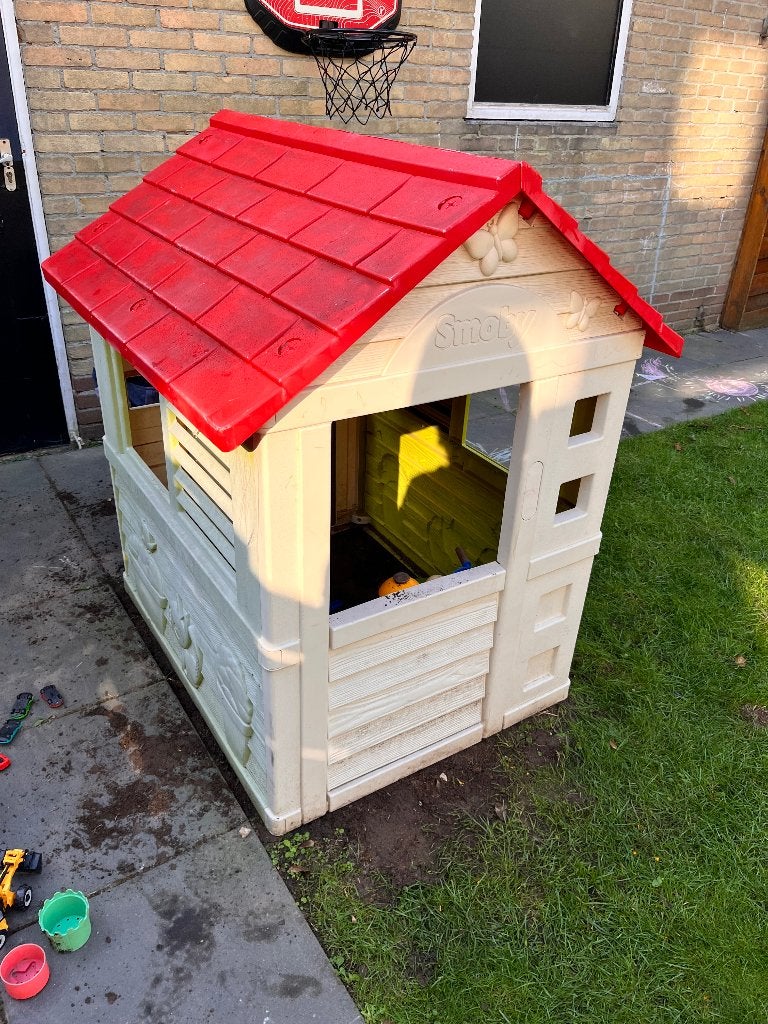 smoby huis, Ophalen, Zo goed als nieuw, Kunststof
