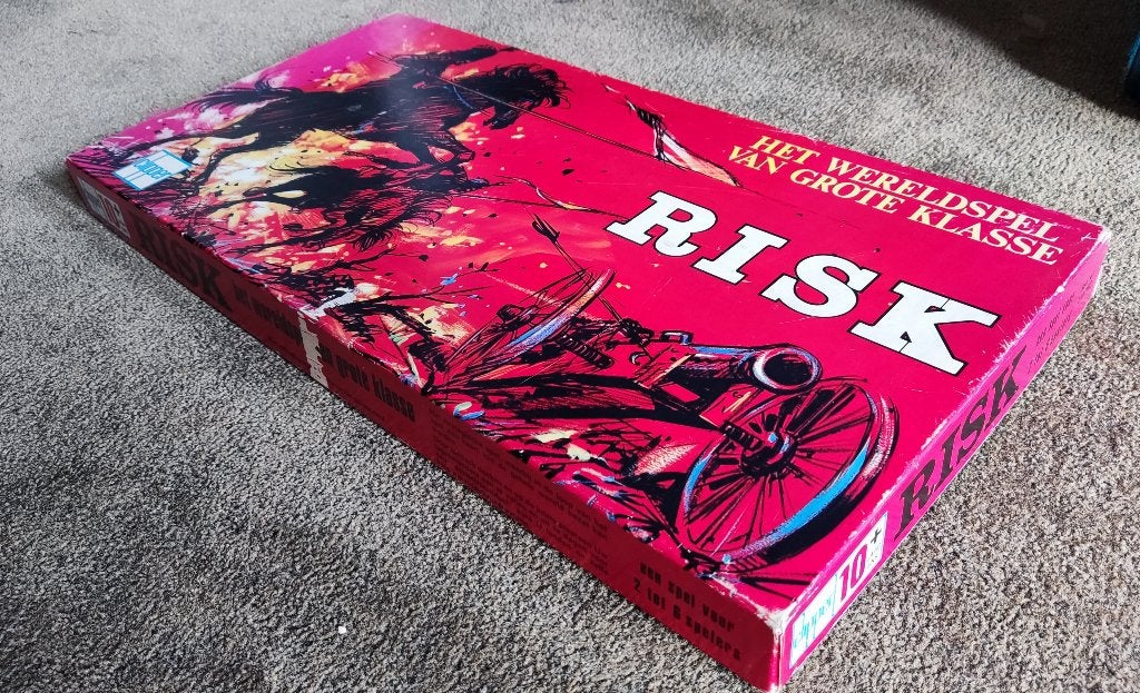 Risk, Clipper, Het wereldspel van grote klasse, vintage, Vijf spelers of meer, Ophalen of Verzenden, Gebruikt