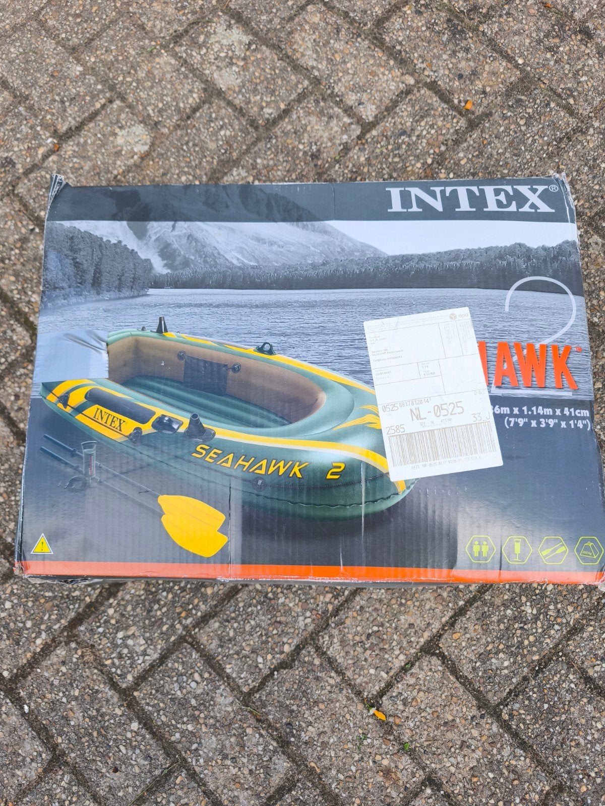 Intex Seahawk 2 opblaasboot - Zo goed als nieuw, Ophalen, Opblaasbaar, Overige typen, Twee personen